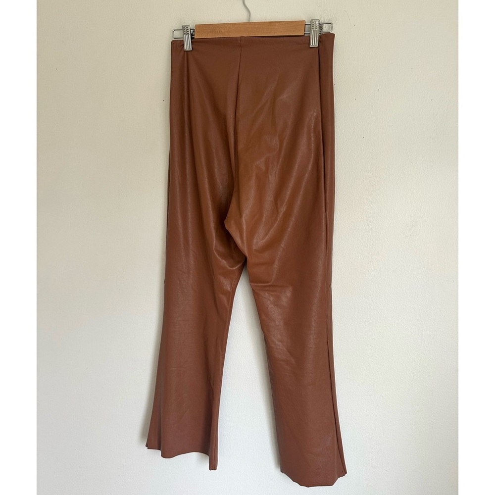 Commando Brown Faux Leather Pants - Picture 8 of 9